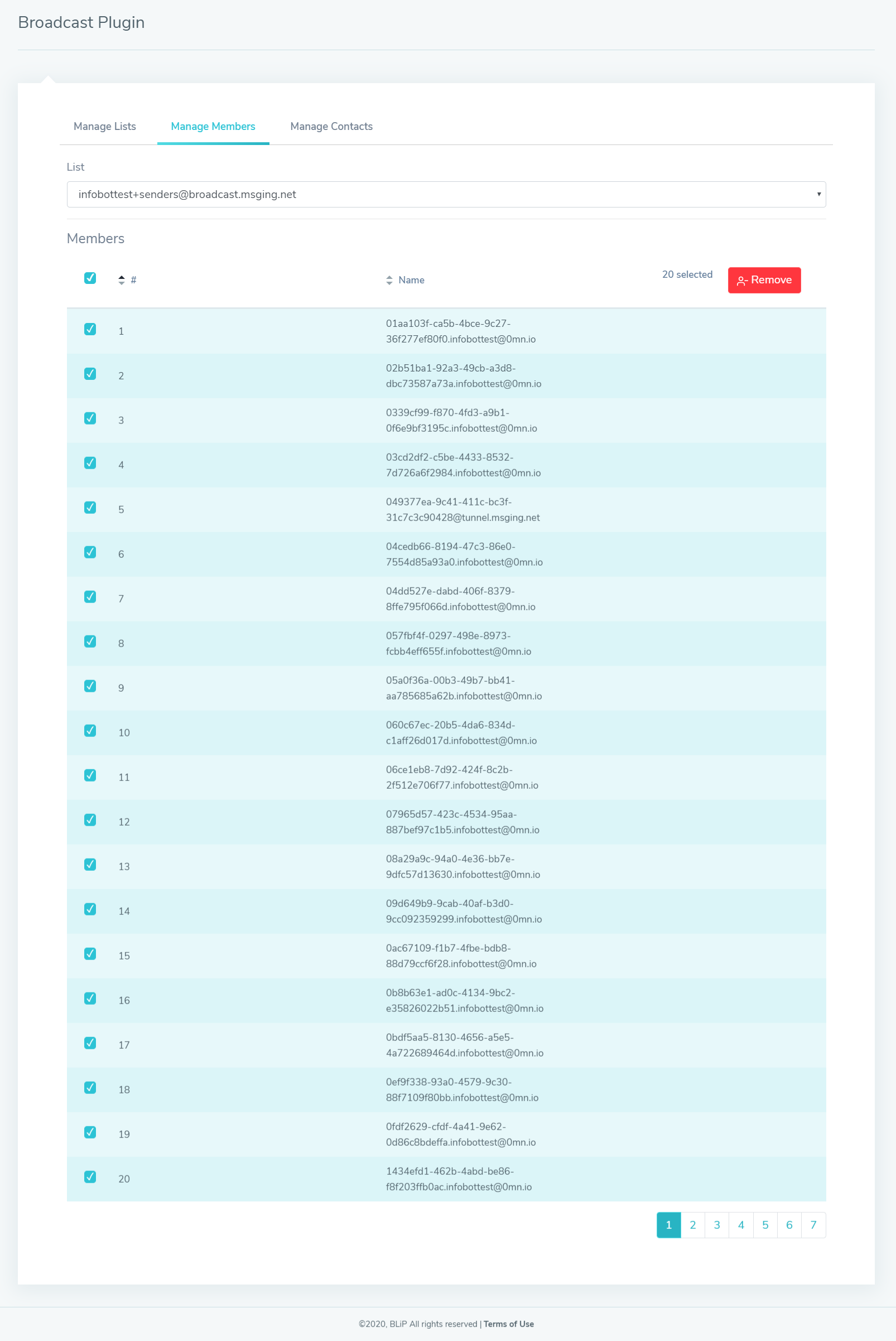Miniatura de Broadcast List 3